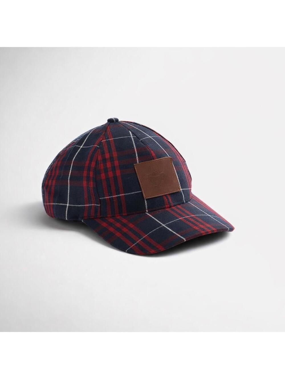 Love Your Melon Blue Plaid Baseball Cap OS